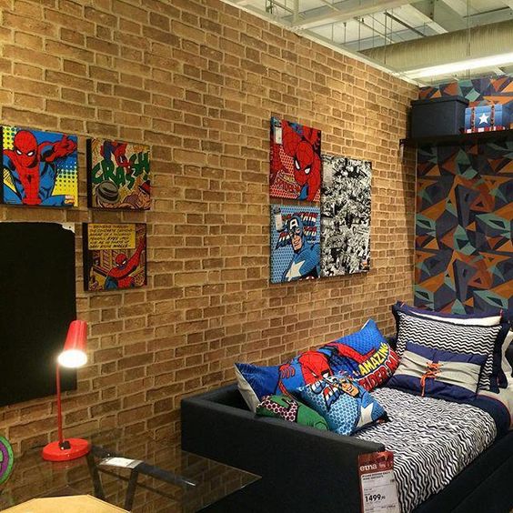 cojines de superheroes