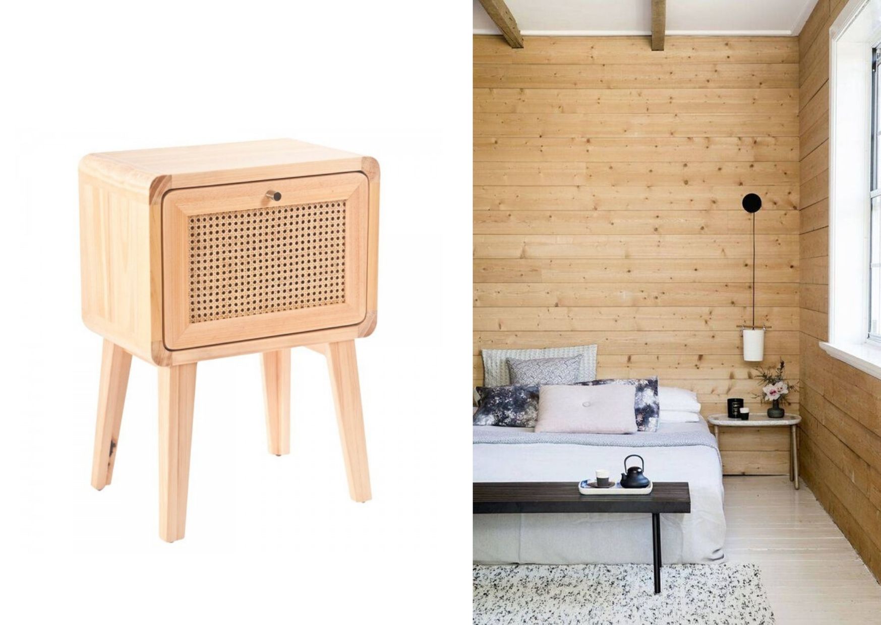 Mesita de noche CAROL Sillatea