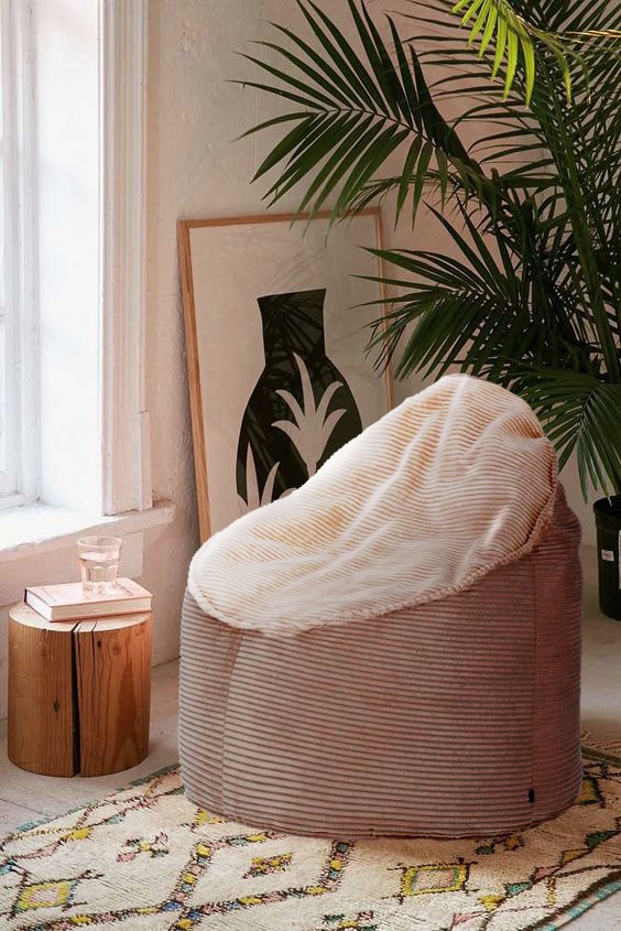 Puff en forma de pera