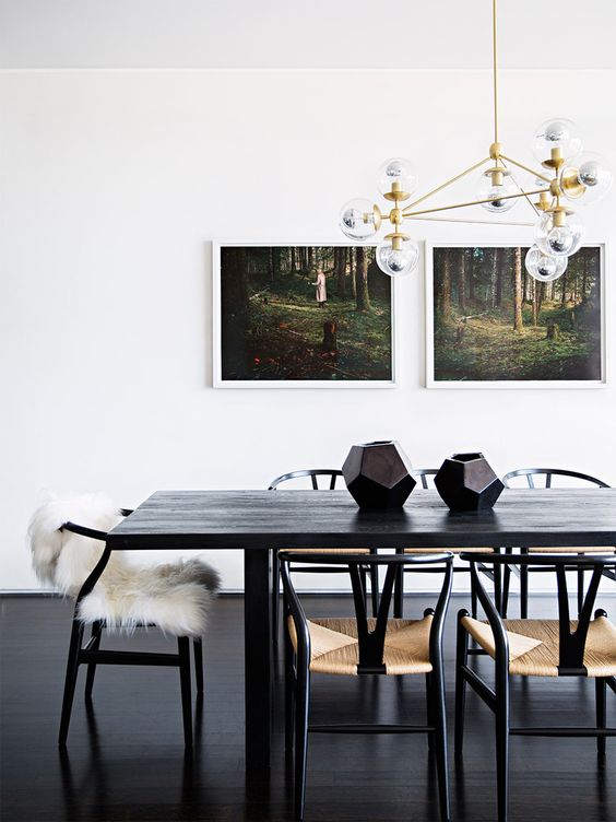 negro para decorar Sillatea