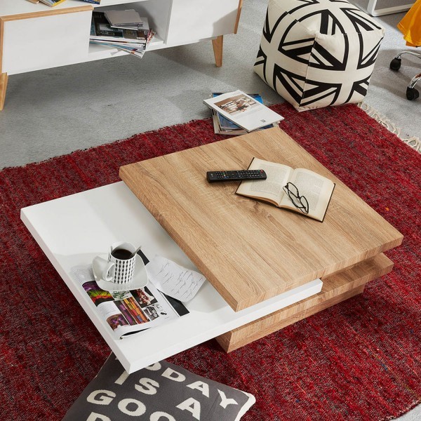 Mesa de centro extensible