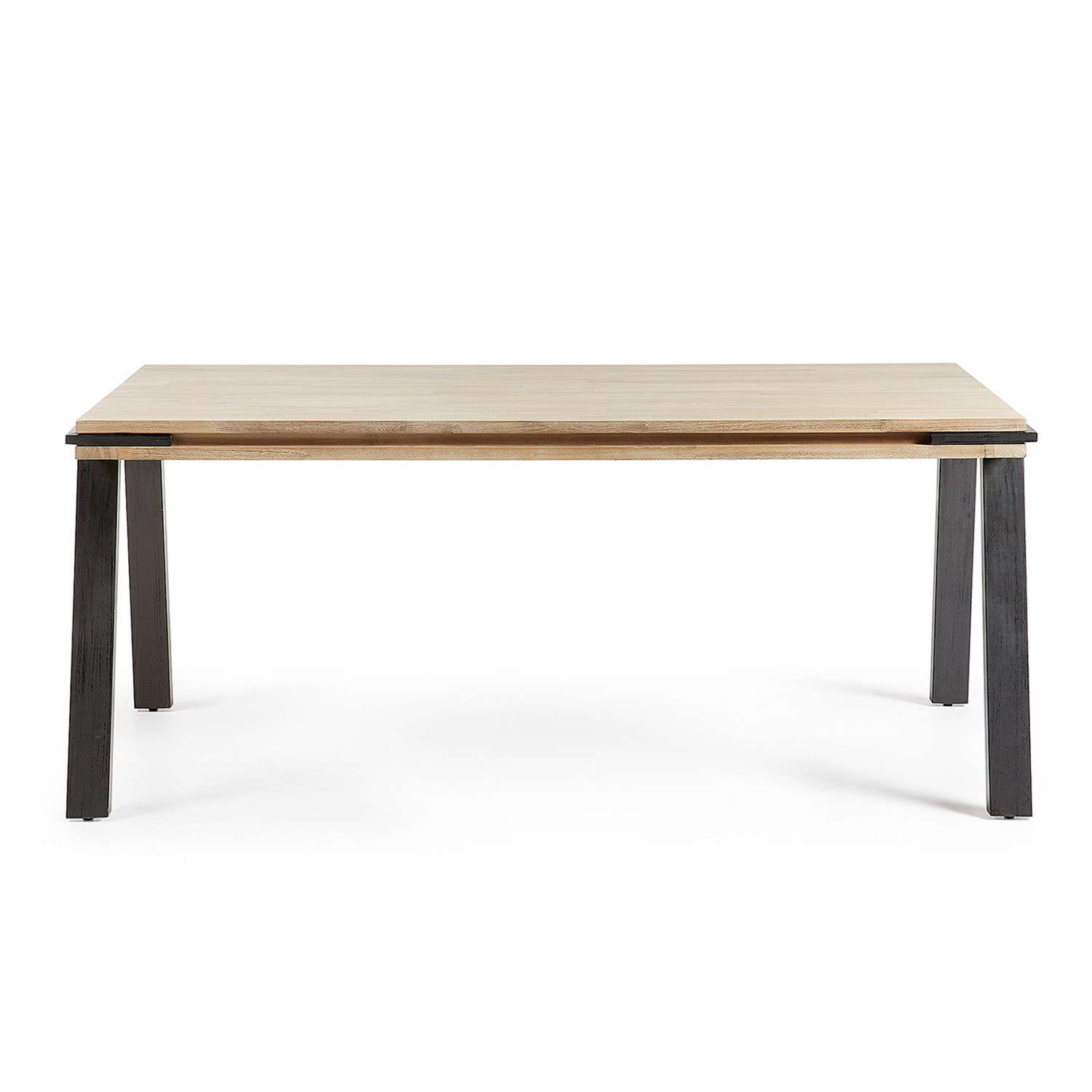 Mesa DISSET 200x95 - Madera Acacia Natural - Metal