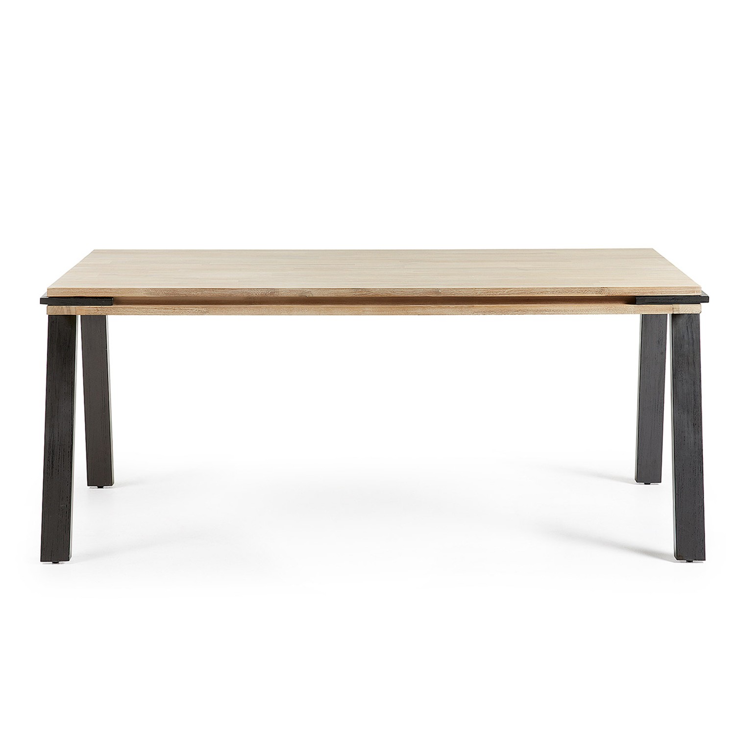 Mesa DISSET 200x95 - Madera Acacia Natural - Metal