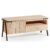 Mueble TV DISSET 125×45 – madera acacia Natural – patas metal