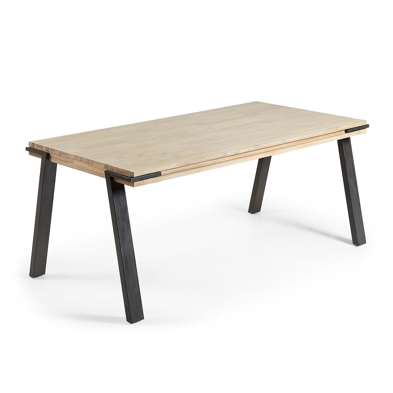 Mesa DISSET 160×90 – madera acacia Natural – metal Mesa DISSET 160×90 – madera acacia Natural – metal