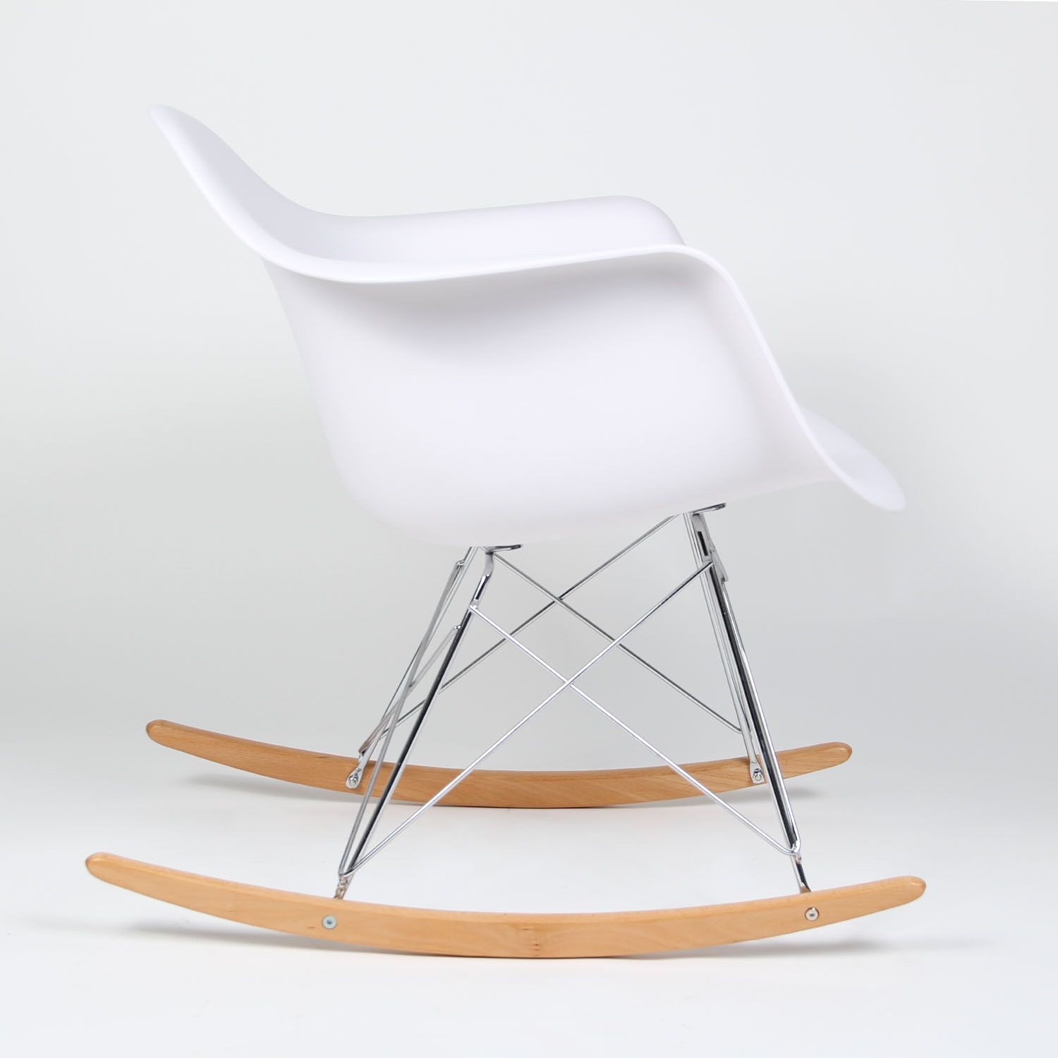 Silla mecedora Blanco TOW METAL ARMS