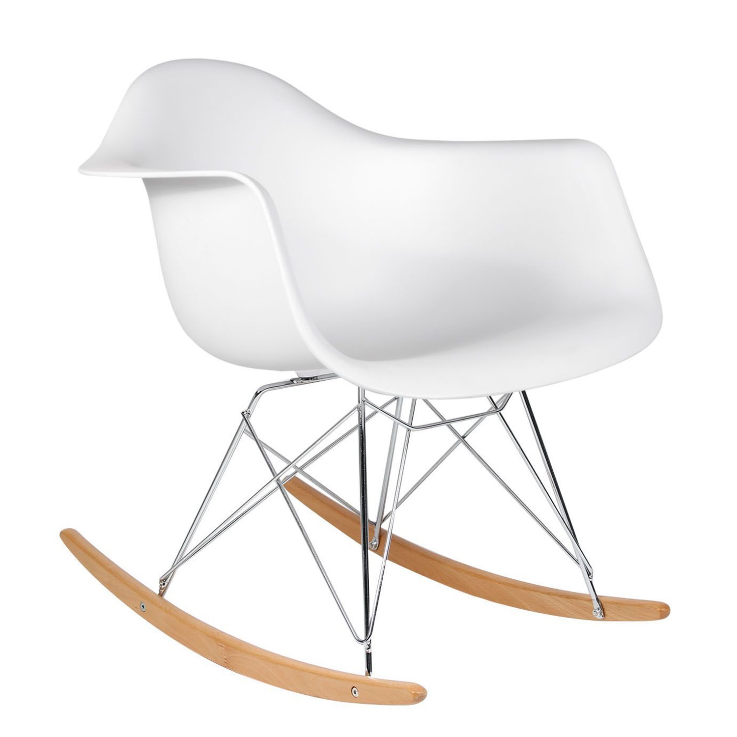 Silla mecedora Blanco TOW METAL ARMS