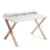 Mesa escritorio SUCCESS 120×79 – madera Fresno – tablero Blanco