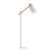 Lampara de pie JOVIK – metal Blanco y madera