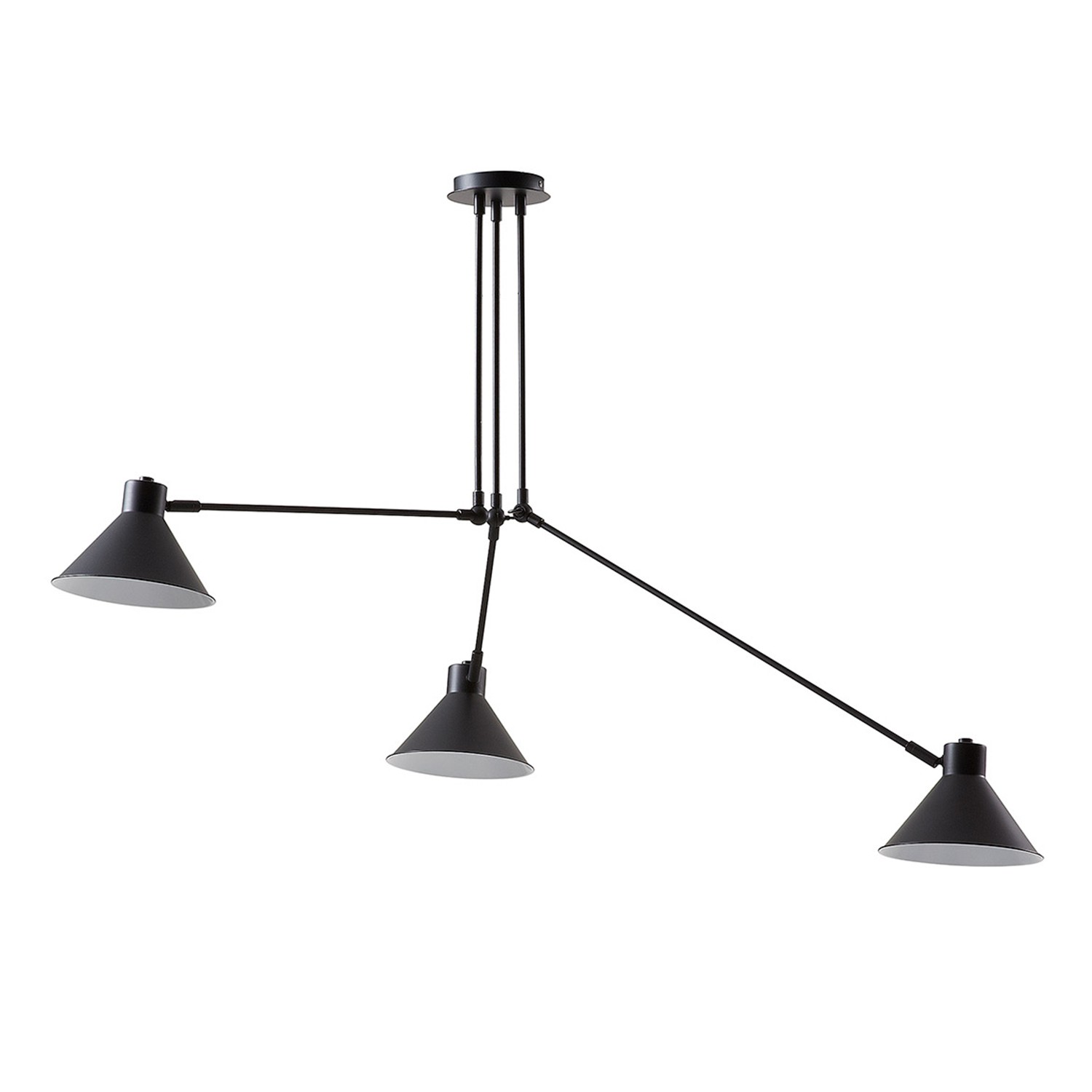 Lámpara de techo o aplique ENIDO – metal Negro