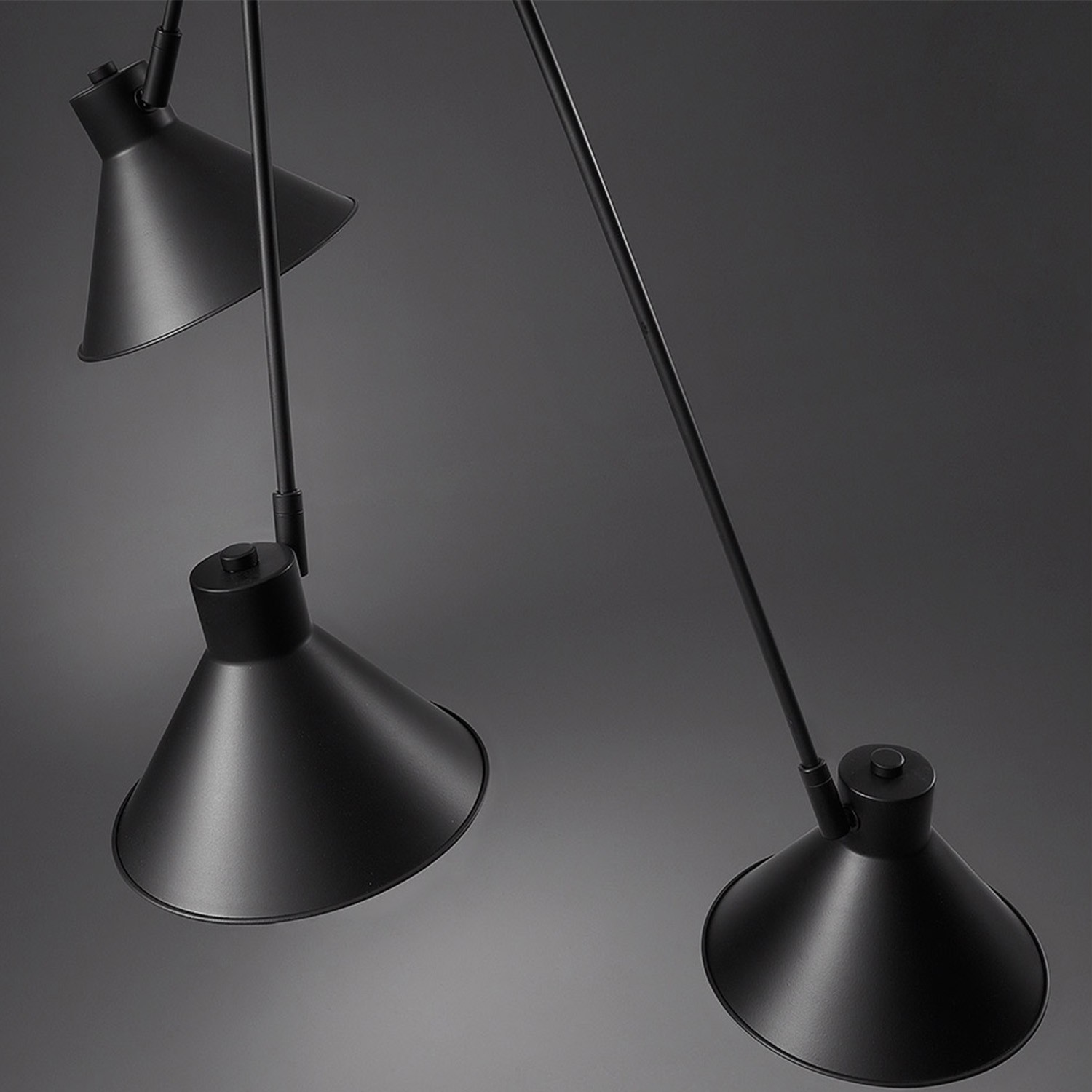 Lámpara de techo o aplique ENIDO - metal Negro