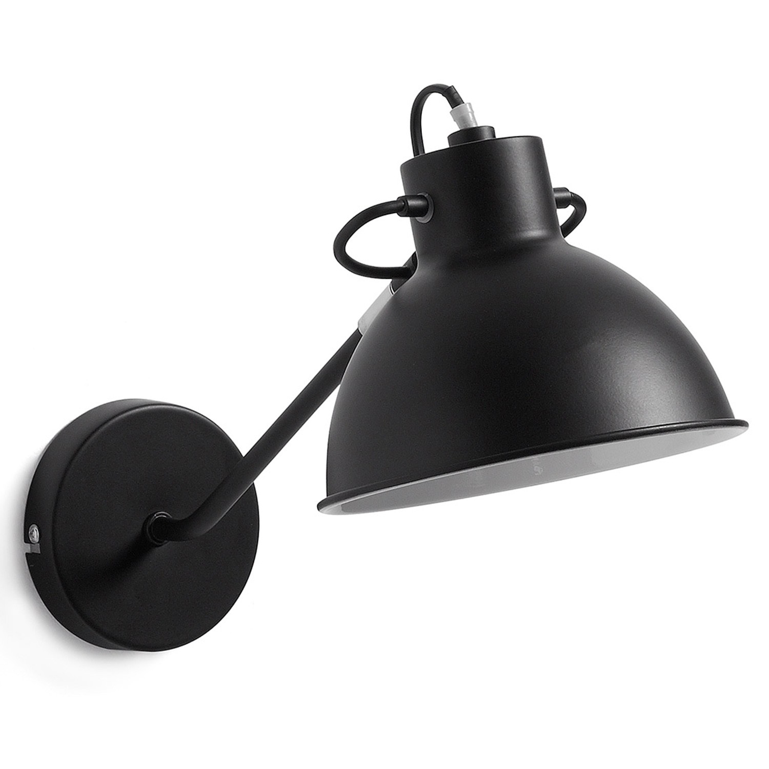 Lámpara aplique SILADO – metal Negro Lámpara aplique SILADO – metal Negro