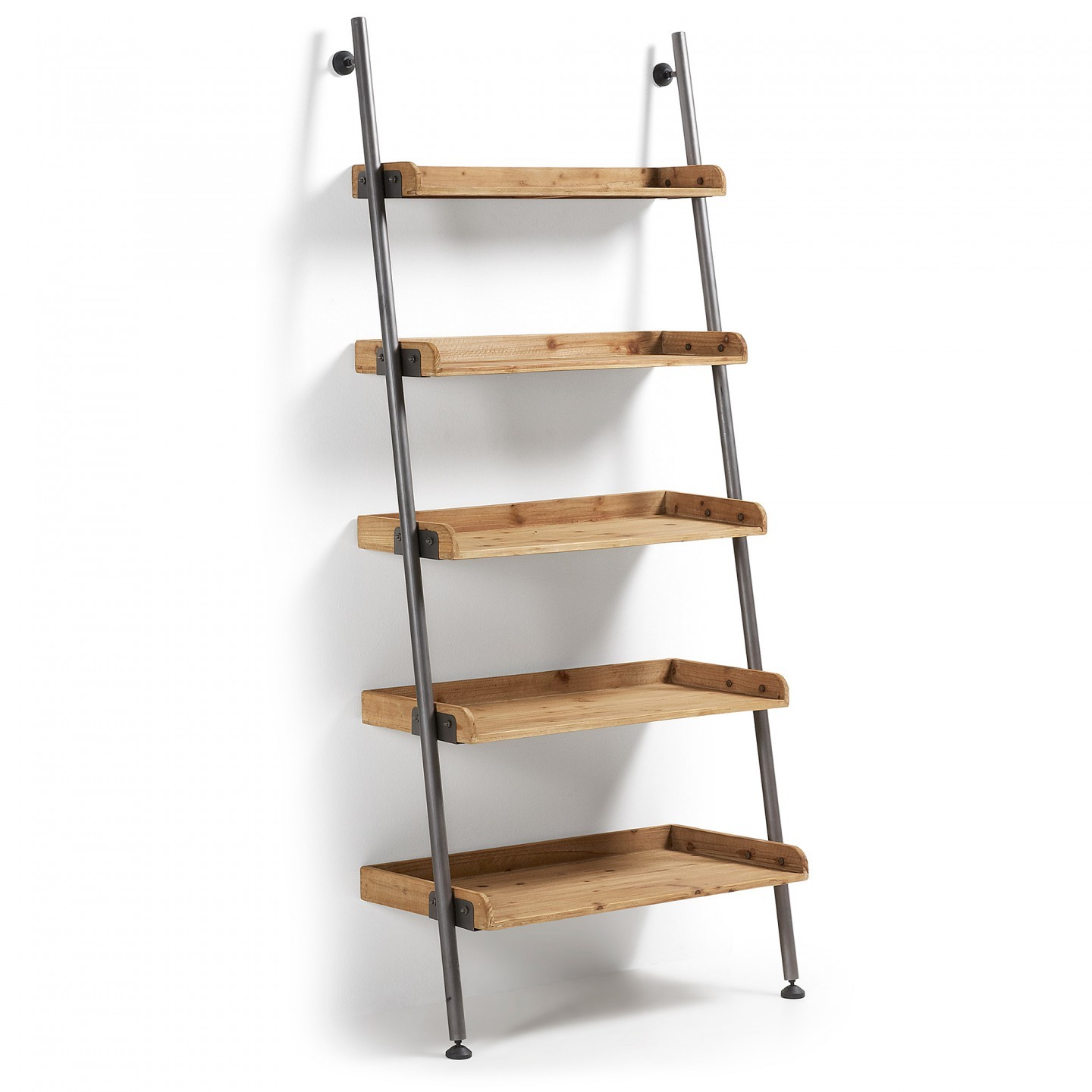 Estantería MOLABE – madera abeto – metal Estantería MOLABE – madera abeto – metal