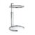 Mesita elevable E1027 EILEEN GREY Style – acero cromado y cristal