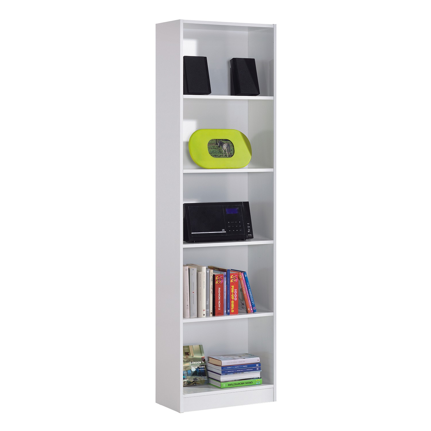 Estantería juvenil CHELA – melamina Blanco