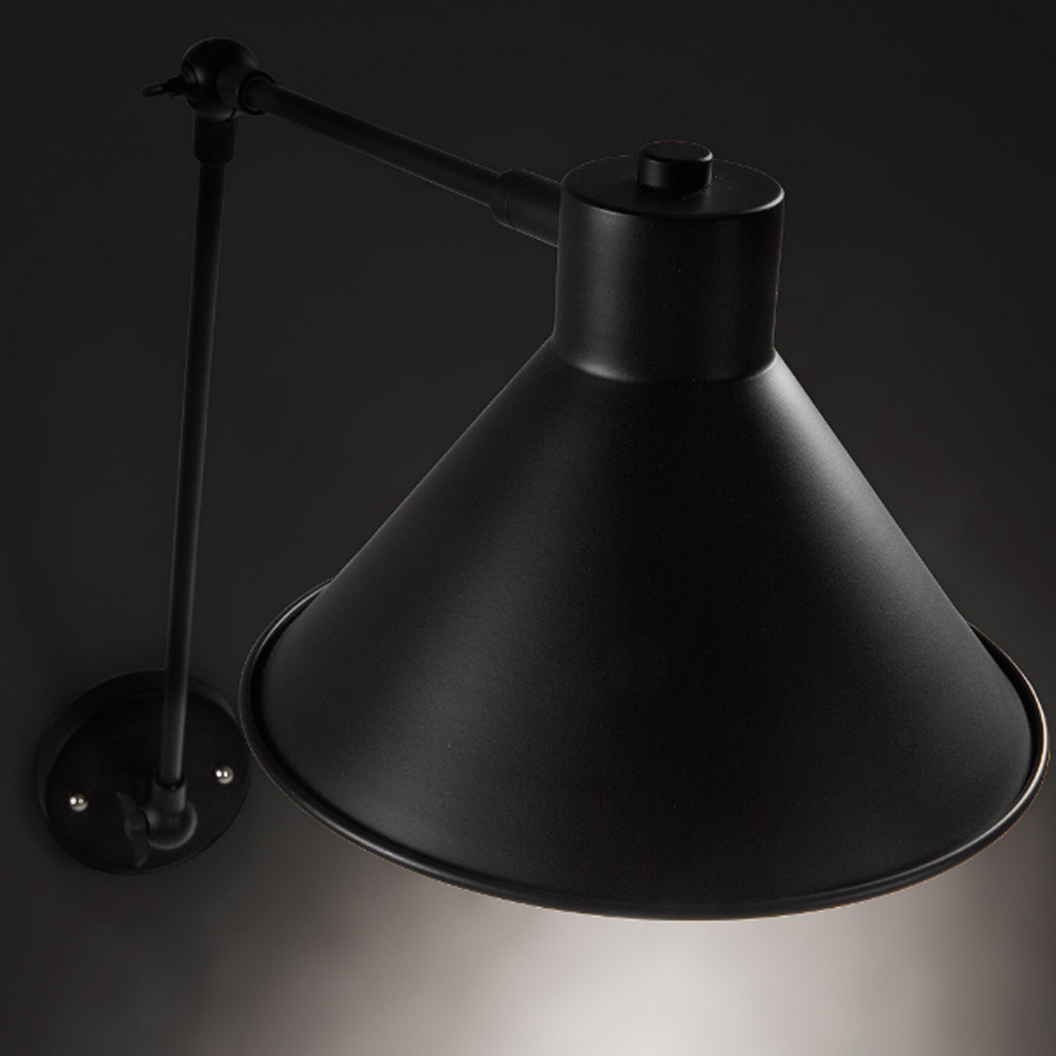 Lámpara aplique ENIDO - metal Negro