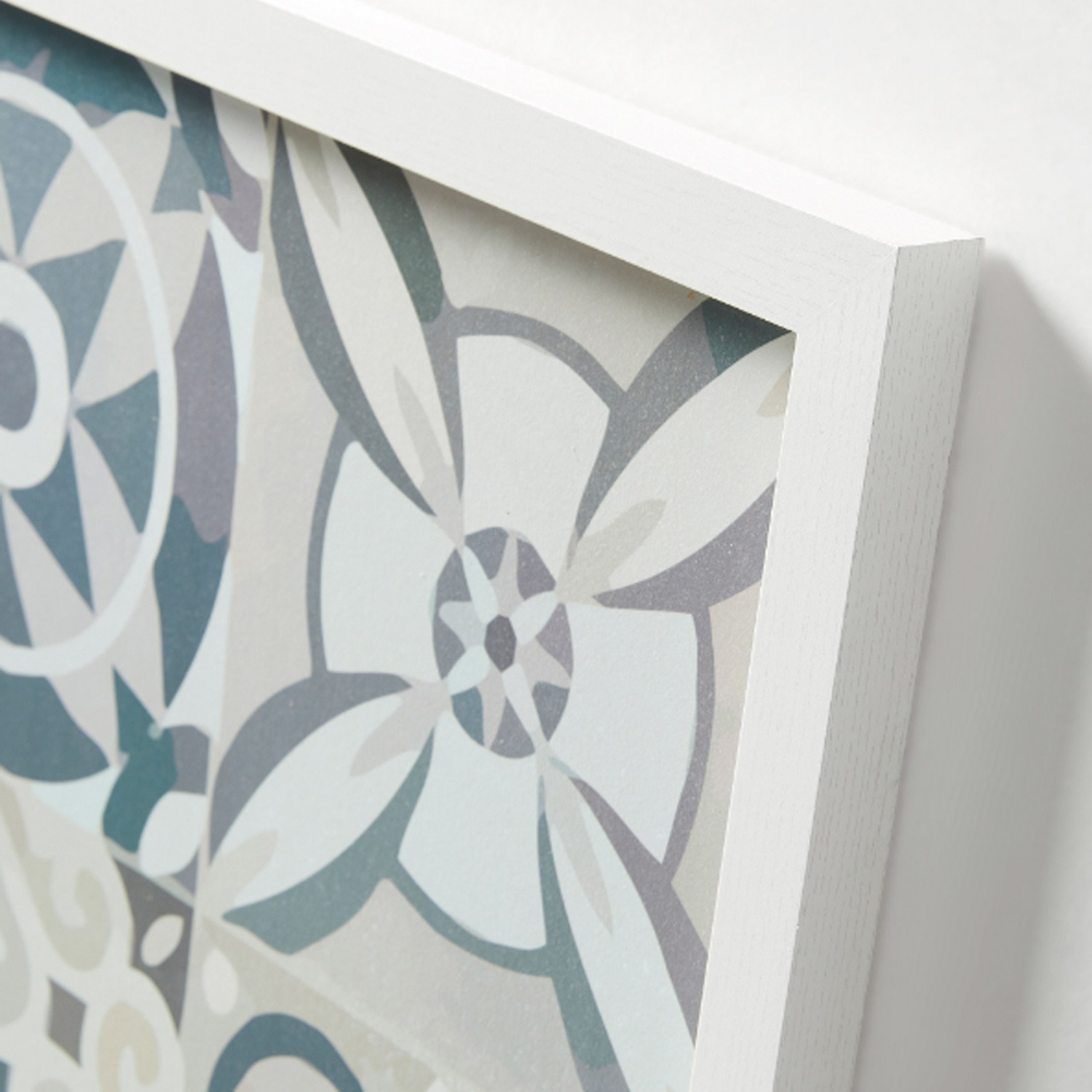 Cuadro de madera BAILLY 53x73 - marco Blanco