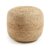 Puff redondo VERONA – yute Natural