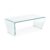 Mesa de centro BURANO GLASS 120×60 – cristal Transparente