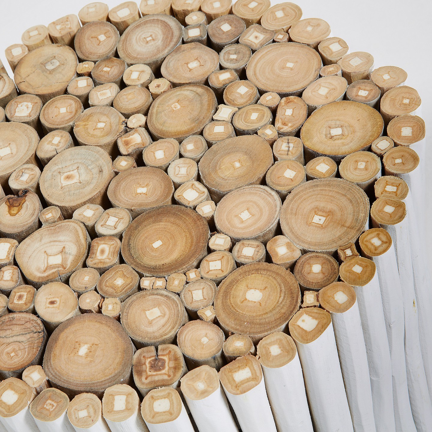 Taburete reposapies BOLONIA - madera Blanca