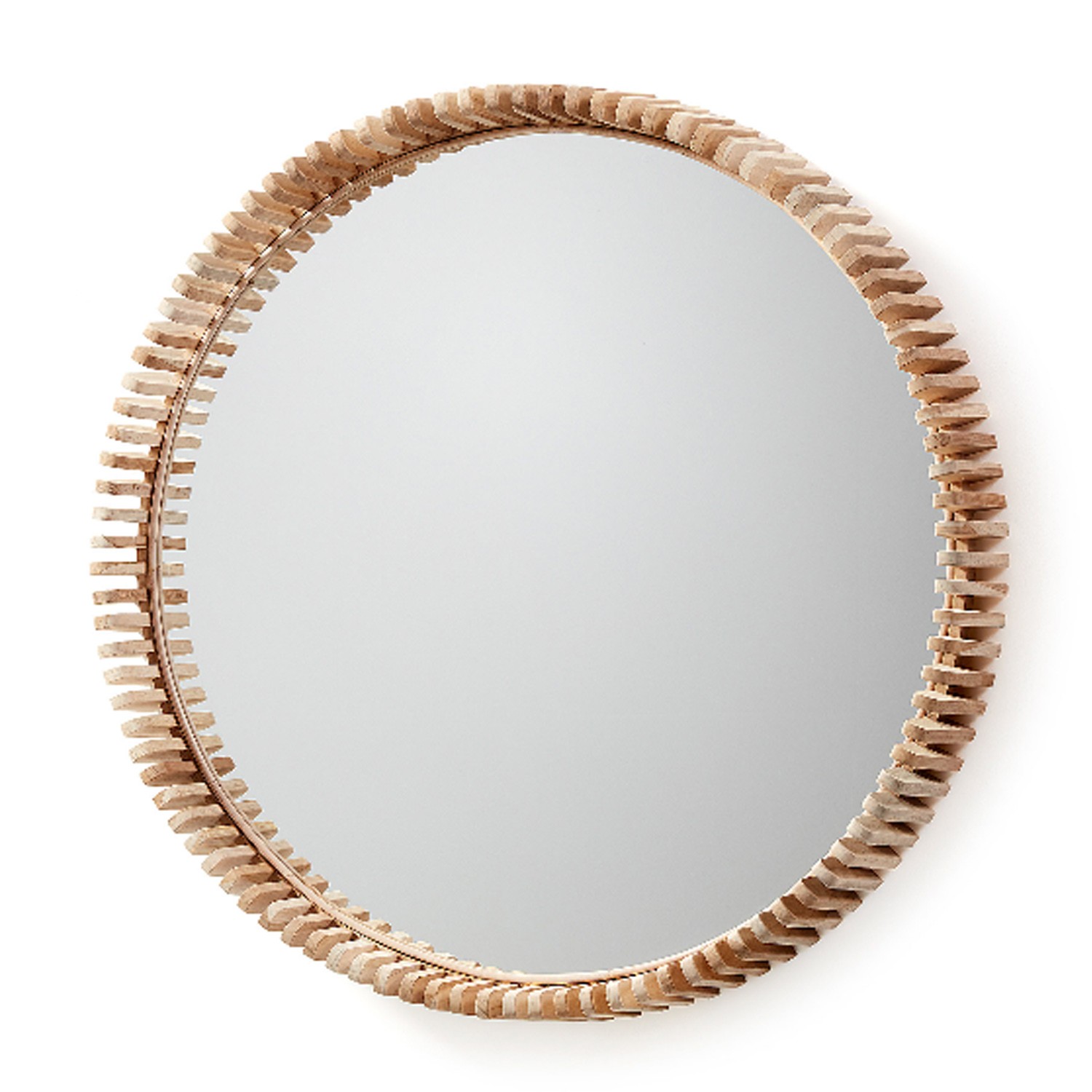 Espejo UDINE – cristal – madera de teca