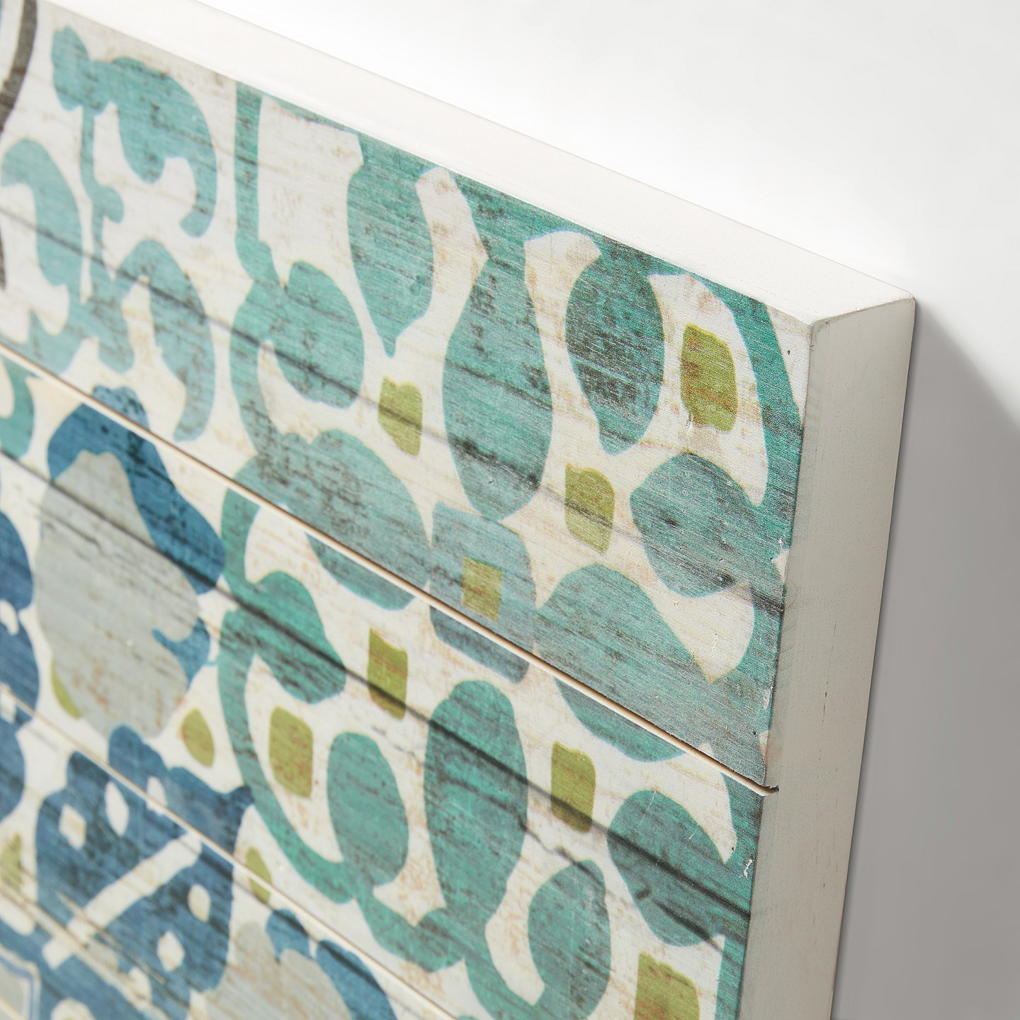 Cuadro de madera BLUE FLOWER 60x60