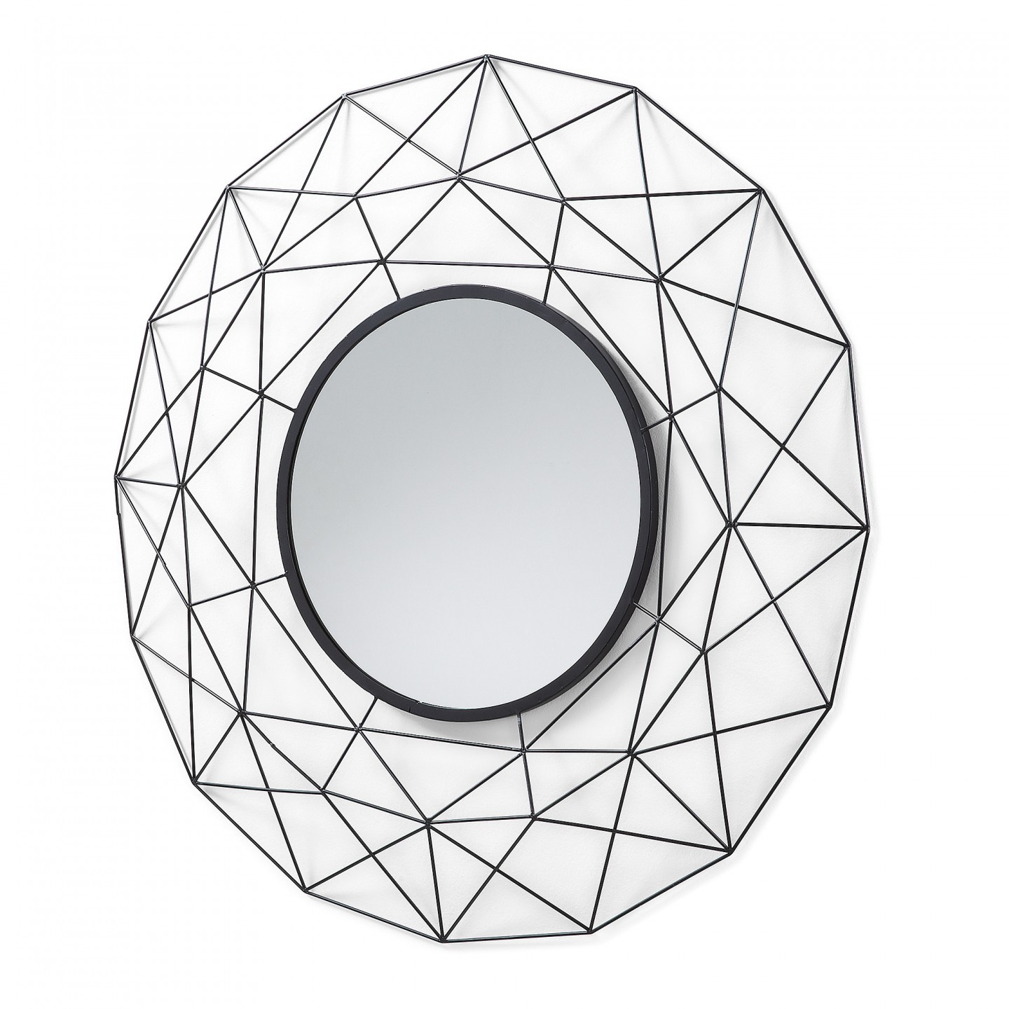 Espejo EREVAN – metal Negro – cristal Espejo EREVAN – metal Negro – cristal