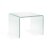 Mesa de centro BURANO GLASS 60×60 – cristal Transparente