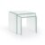 Set de dos mesas BURANO GLASS – cristal Transparente
