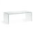 Mesa de centro BURANO GLASS 110×50 – cristal Transparente