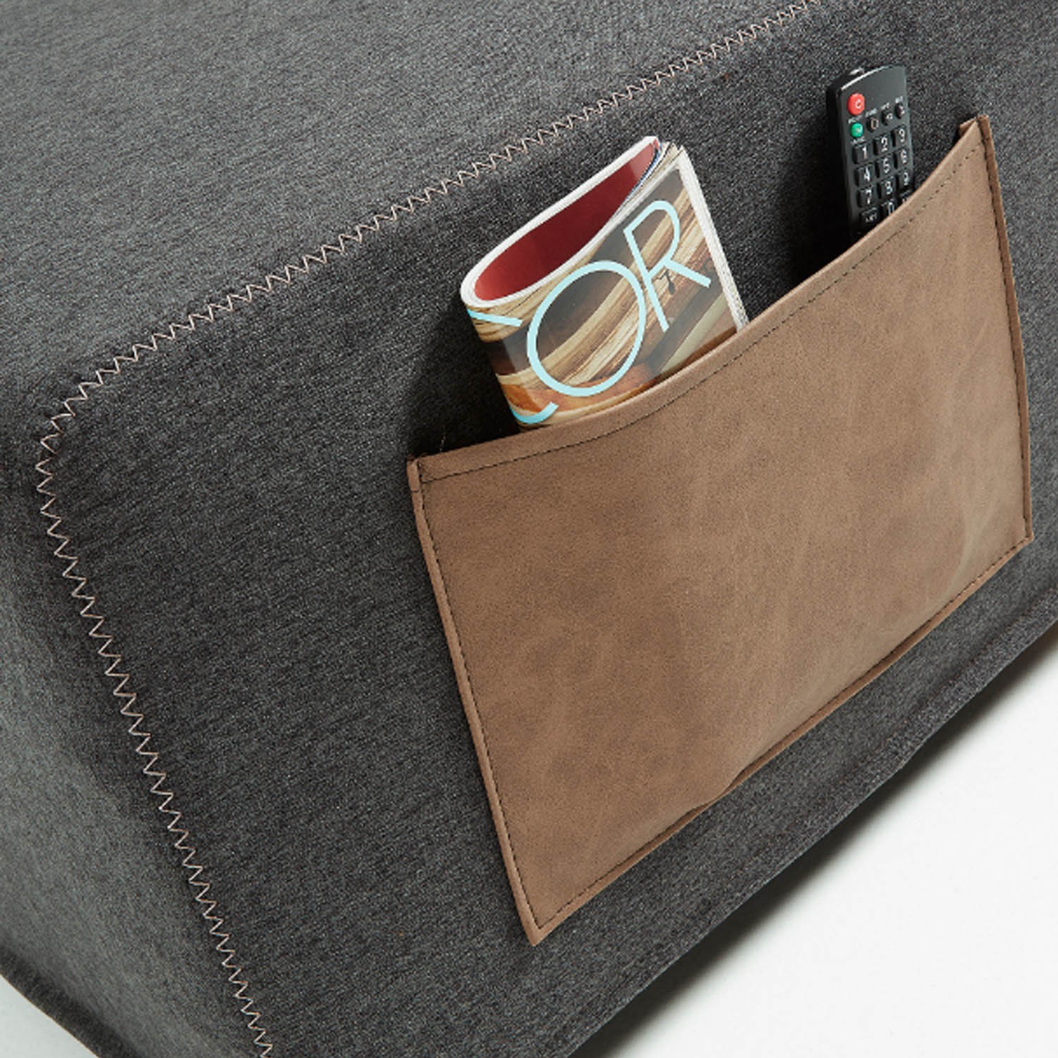 Puff cama YAKARTA - tejido Antracita