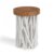 Mesa auxiliar BEIRUT – madera tropical – madera de mungur