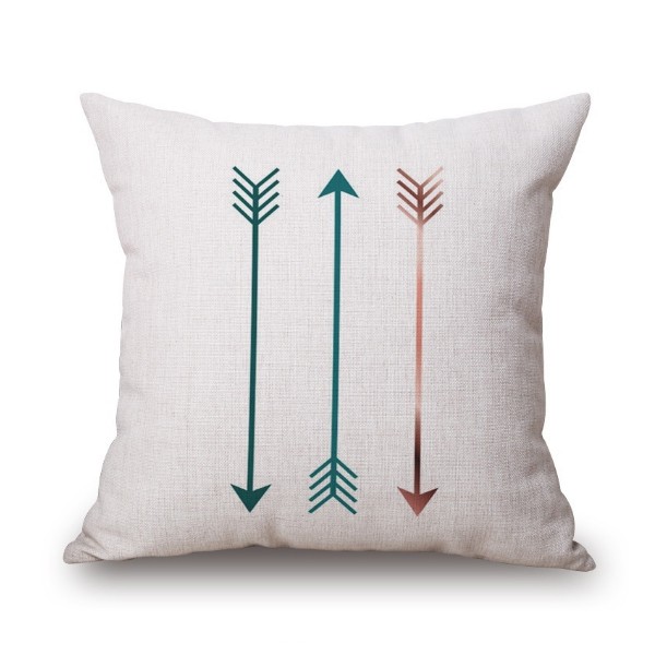 Cojín NORDIC THREE ARROWS algodón 45×45 – incluye relleno