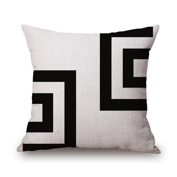 Cojín NORDIC KUAT KUADRATTO algodón 45×45 – incluye relleno