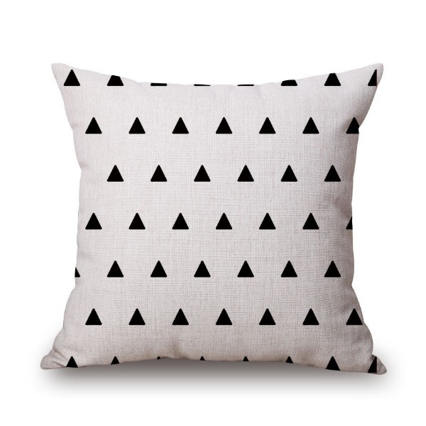 Cojín NORDIC MINI TRAINGLES algodón 45×45 – incluye relleno