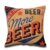 Cojín VINTAGE DRINK MORE BEER algodón 45×45 – incluye relleno