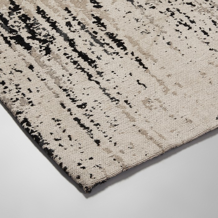 Alfombra CASTRIAS 160x230 - algodón Gris