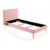 Estructura de cama ROJIM 90×190 – tapizado Rosa