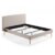Estructura de cama ROJIM 150×190 – tapizado Beige