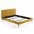 Estructura de cama ROJIM 150×190 – tapizado Mostaza