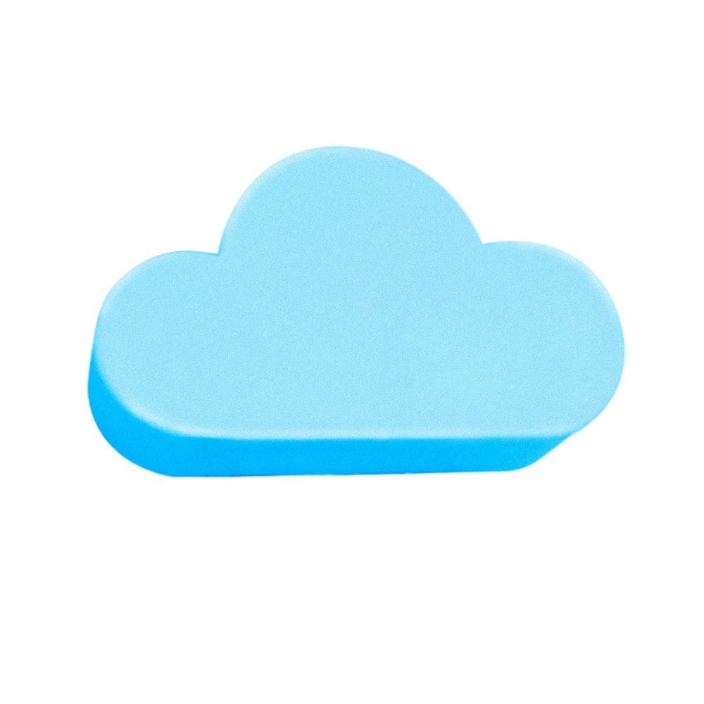 NUBE PORTALLAVES magnética de pared - plástico Azul claro