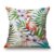 Cojín TROPIC FLOWER FLAMINGO algodón 45×45 – incluye relleno