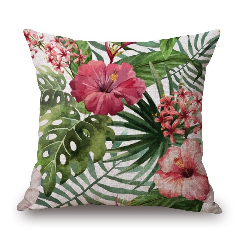 Cojín TROPIC VIVA BRAZIL algodón 45×45 – incluye relleno