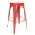 Taburete alto TOLIX H76 Style – metal Rojo