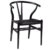 Silla de comedor Haya Black WISHBONE CH24 Style