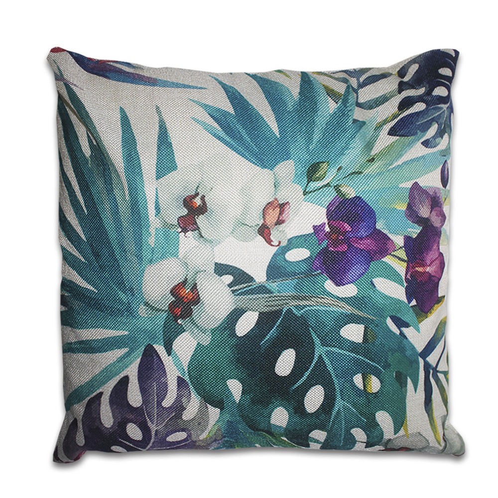 Cojín ORCHID algodón 45×45 – incluye relleno