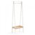 Perchero de pie JULABE 160 – metal Blanco – madera Roble