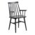 Silla de comedor Negro LAK ALBEUP ARMS