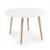 Mesa extensible OAKLAND 120(200)x120 madera Haya – DM Blanco