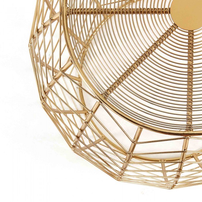 Mesa auxiliar ZARAUTZ - metal Latón